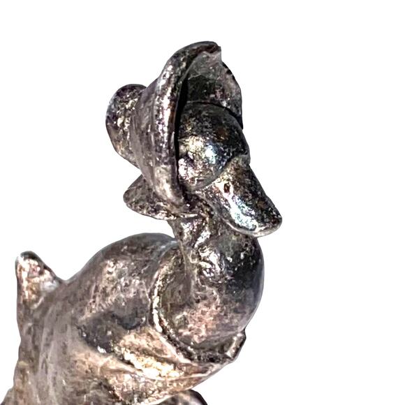 New England Collectors Bell Beatrix Potter Jemima Puddleduck Silver Plate - Picture 1 of 9
